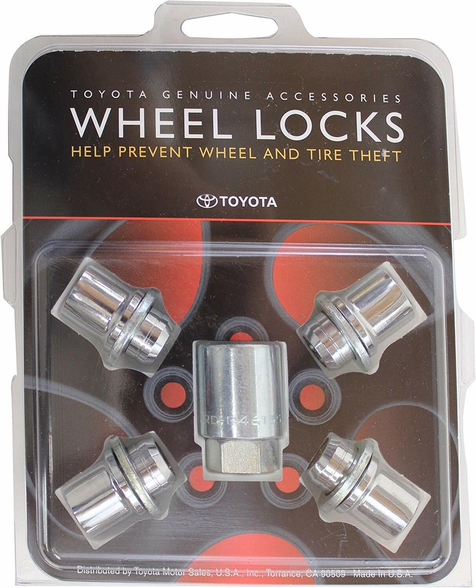 OEM TOYOTA WHEEL LOCK SET 00276-00900 FITS MANY *SEE LIST* | eBay