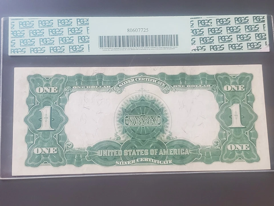 1899 BLACK EAGLE SILVER CERTIFICATE Fr. 233 PCGS 65 PPQ GEM NEW - Image 4 of 4