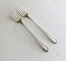 International Silver WM Rogers 1941 California Blossom 2 Grille Fork Silverplate