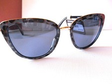 PANAMA JACK Goldtone Black Animal Print Polarized Sunglasses