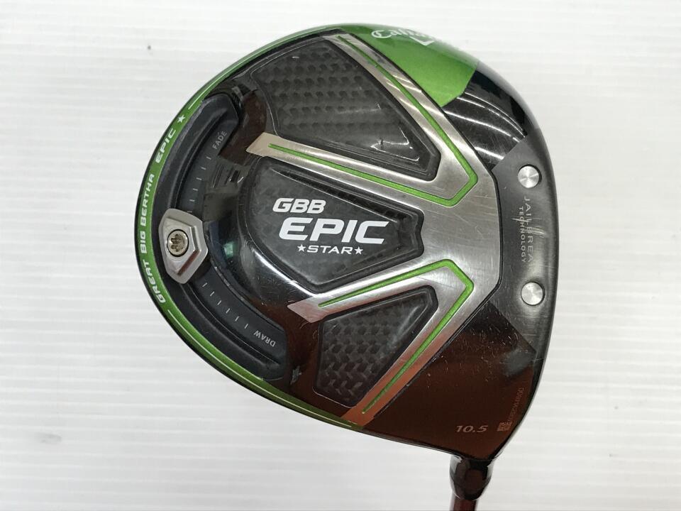 Callaway Epic GBB Star 10.5° Driver Regular Graphite Shaft & Callaway H/C Callaway Epic GBB Star 10.5° Driver Regular Graphite Shaft & Callaway H/C
