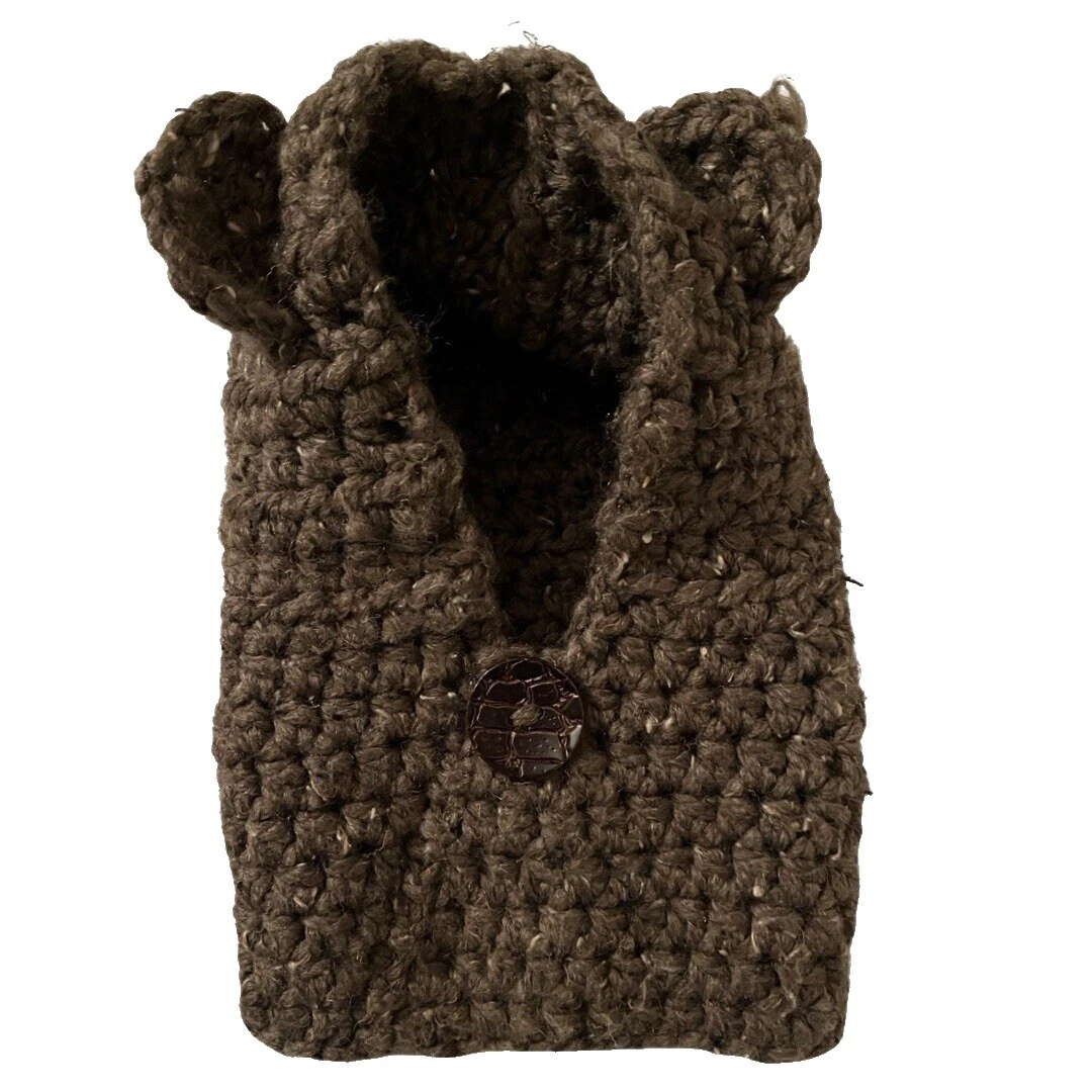 Winter Brown 6-12 Months Size Baby Hats
