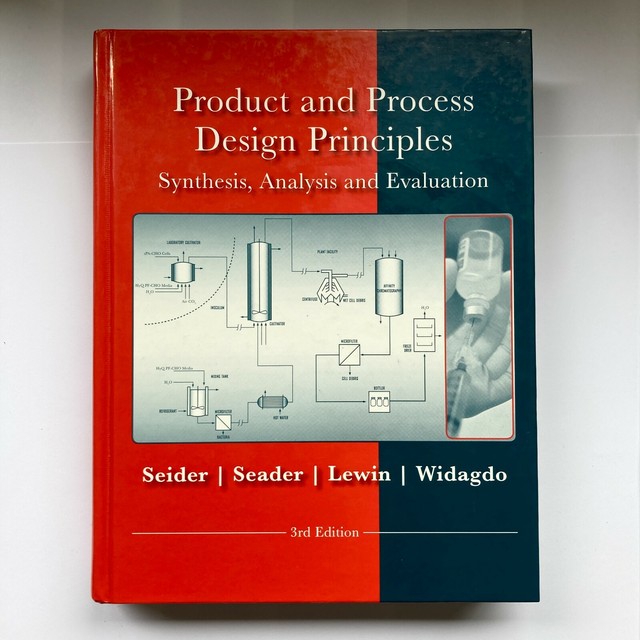 Product And Process Design Principles Synthesis Analysis And Design