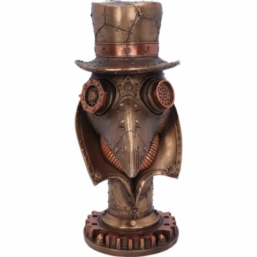 “Beaky” Steampunk Plague Doctor Bust Figurine (23cm) - Afbeelding 1 van 7