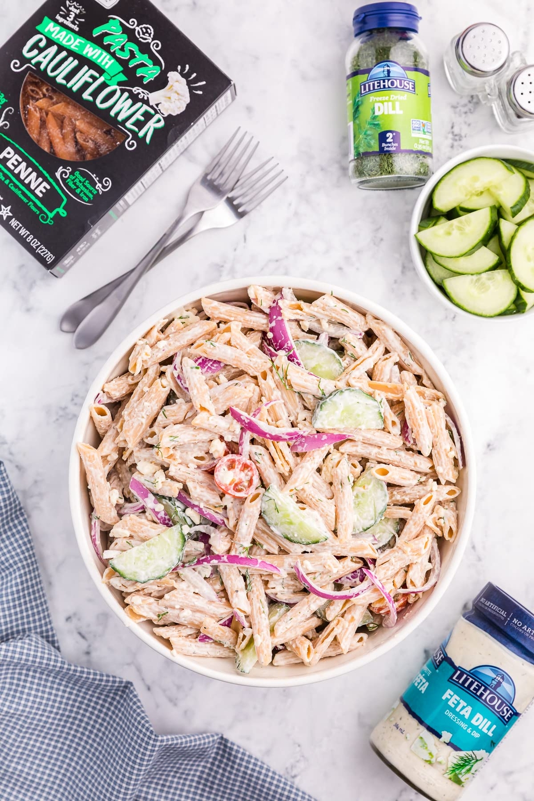 Veggiecraft Farms Penne Pasta Made With Lentil Peas & Cauliflower