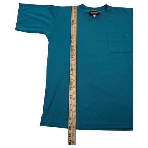 T-shirt vintage Wild Thunder made in USA XL adatta a M/L spiaggia tasca liscia punto singolo - Foto 7 di 7