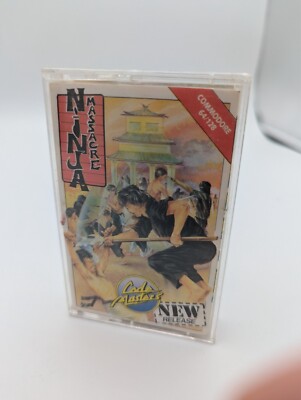 Ninja Massacre Commodore 64/128 - Rarität - Guter Zustand - Super selten