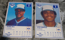 1987 Kraft Home Plate Heroes BLUE JAYS TEAM SET 2 Jesse Barfield GEORGE BELL