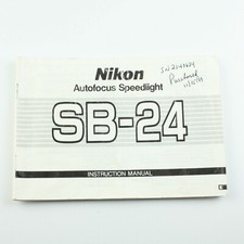 Nikon SB-24 Manual - Flash Instructions Manual