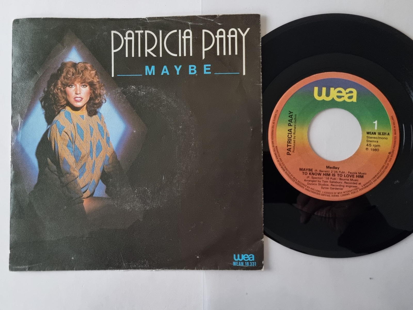 Patricia Paay - Maybe/ We don't make love anymore 7'' Vinyl Holland
