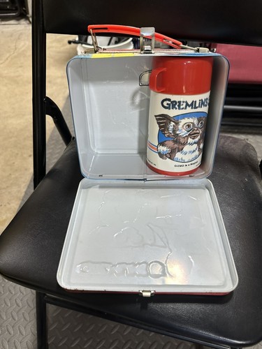 Vintage 1984 Gremlins Aladdin Metal Lunch Box & Thermos Brand New W/ Tags- HTF - Picture 6 of 6