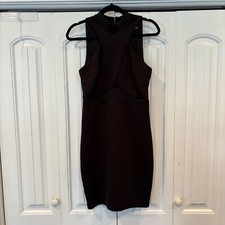 Guess Black Scuba Knit Dress Size 6