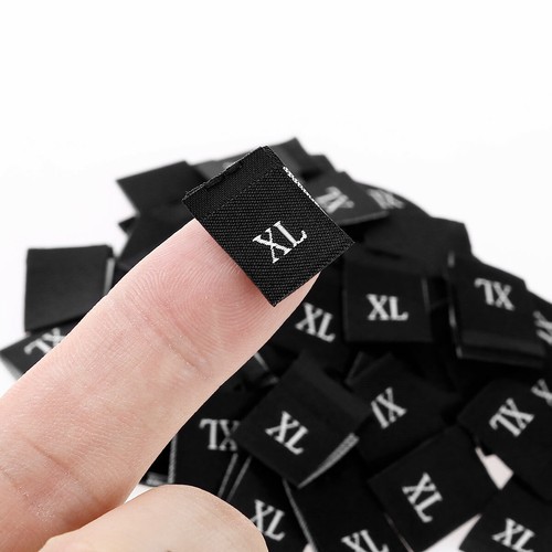 400x Clothing Labels Polyester Woven Letter Size Tags for Garment Shirts Crafts - Picture 19 of 21