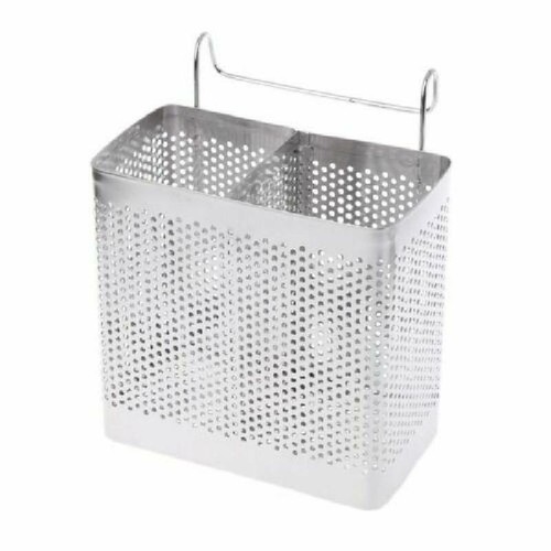 Kitchen Hanging Stainless Steel Spoon Fork Cutlery Holder Organizer Rack Drainer