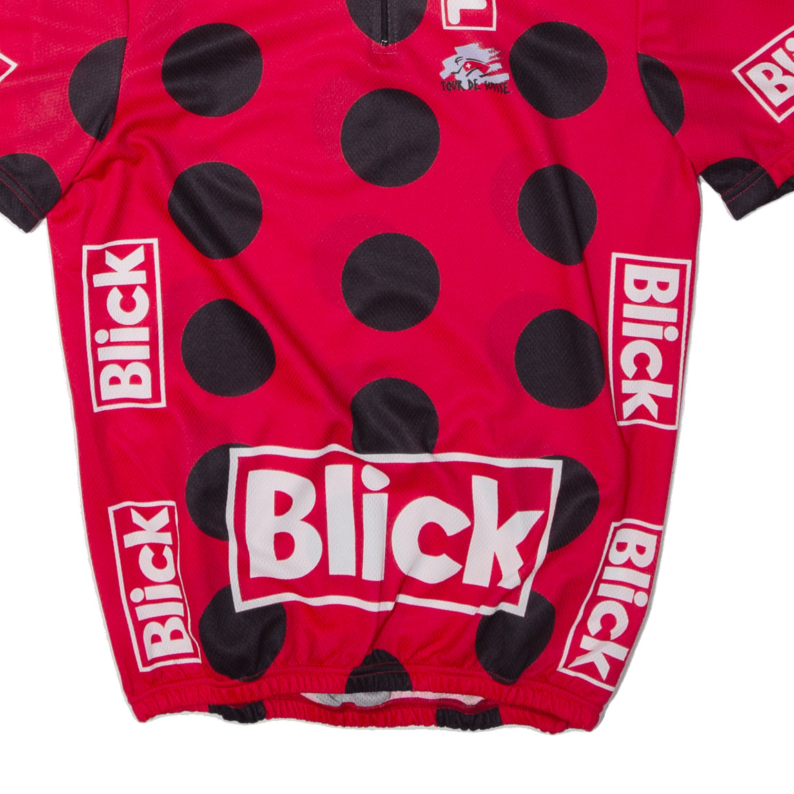 FILA Maglia Ciclismo Uomo Maglia Rossa 1 4 Zip M