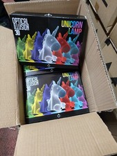 5 x Wholesale Unicorn Lamp 3D Table Lamp USB Power Touch Control Lamp Lights