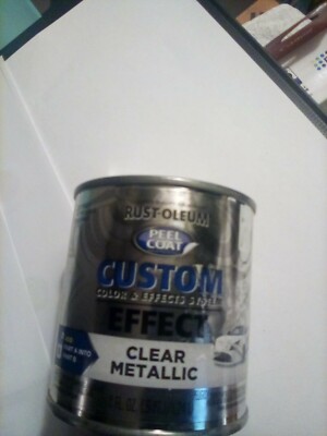 Rust-Oleum 311249 Peel Coat - Custom Effects - CLEAR METALIC  8 oz.  FREE SHIP