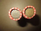 2 MIXED WHEAT INDIAN HEAD PENNY SHOTGUN ROLLS WITH INDIAN CENT END COIN! USA 008