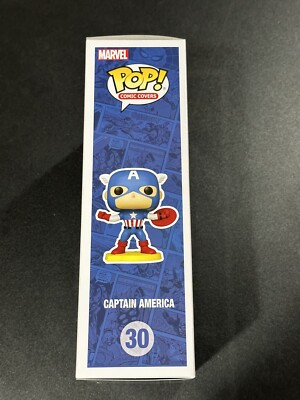 FUNKO POP! Marvel Comic Cover 30 Captain America Avengers 🇺🇸 | eBay