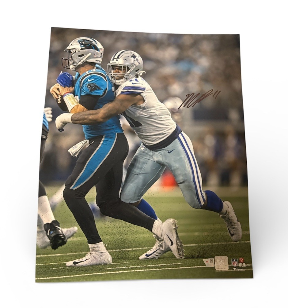 Micah Parsons Autographed Signed Dallas Cowboys 16x20 Photo w/ COA Fanatics 