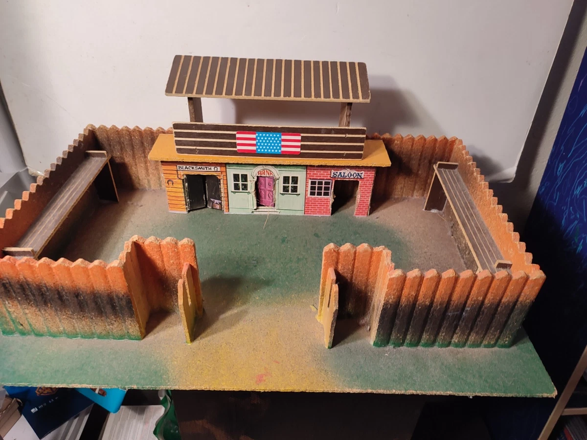 Ceji Starlux Western town en bois Jail Sheriff House General