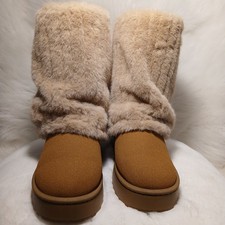 Bearpaw Women Snow Boots Adjustable Fur, US Size 10/10.5 (41)