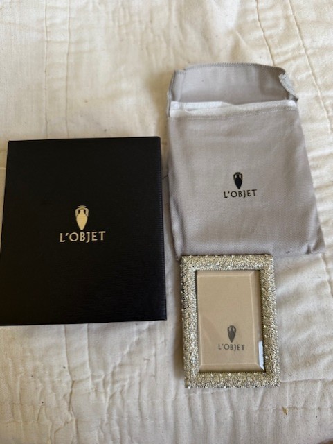 L'Objet in Swarovski crystals, 24K gold, platinum plating, italian leather