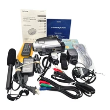Sony Handycam HDR-HC7 + Bag, Mics, Cables, Battery, Charger, Manual - Used