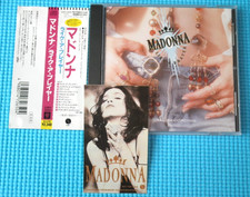 MADONNA CD Like A Prayer 1st Press w/Mini Sticker 1989 OOP Japan OBI 20P2-2650