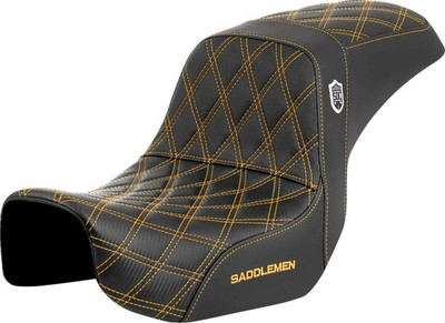 SC80604GOL SEAT SDC PERFORMANCE GOLD STITCH FXDSE 1800 DYNA SCREAMIN EAGLE 2007