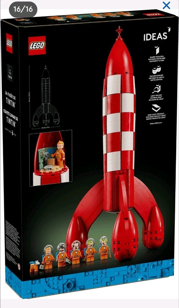 LEGO #21367: Tintin Moon Rocket Ideas Set | IN HAND - SAME DAY