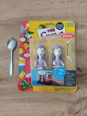 Figurines Sherri And Terri / The Simpsons / Playmates / 2002 / Blister Scotché - Photo 1/4