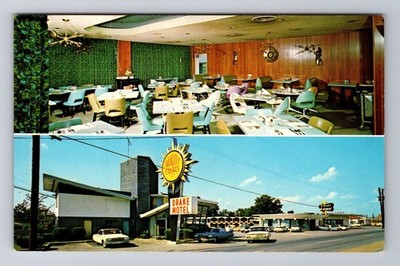 Chattanooga TN-Tennessee, The Drake Motel, Advertisement Vintage Postcard