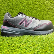 New Balance 589v1 Womens Size 8.5EE Gray Black Composite Toe Safety Work Shoes