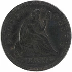 1853 Liberty Seated Silver Quarter Arrows and Rays VF Uncertified #907