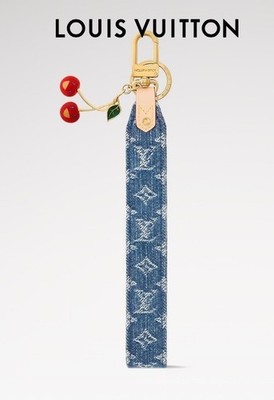 🍒 Louis Vuitton Cherry Murakami LV x TM Denim Cerise Dragonne