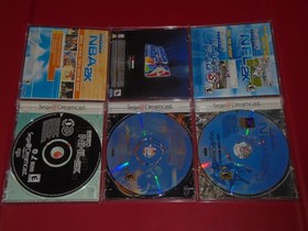 SEGA Dreamcast HKT-3020 White Console 8CIB Games +1Disc Controller VMU AV AC