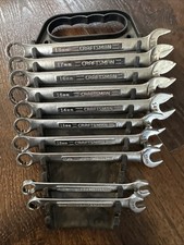 Vintage Craftsman 10 Piece Metric Combination Wrench Set 8-18 Mm Usa Incomplete