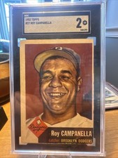 1953 Topps Roy Campanella #27 SGC 6