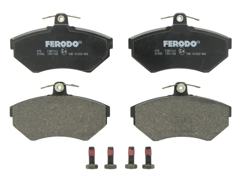 Plaquettes de frein à disque FERODO FDB1312 à haute endurance thermique pour Inca 1.6