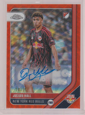 JULIAN Chrome 2026 Orange Wave Refractor /25 Auto