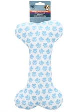 Greenbrier Kennel Club Plush Dog Bones with Squeakers and Crinkle Interiors