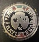 Hayleybug 1 oz Hare of the Black Parade silver Round Mintage of 15 number 11.