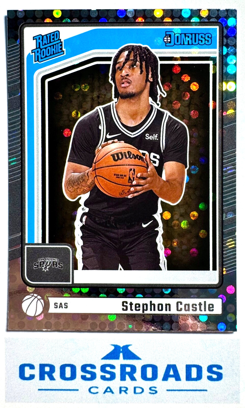 2024-25 Donruss - Rated Rookie 244 Stephon Castle Disco (Rookie of the Year)