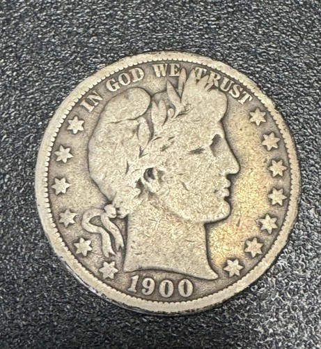 Rarer Date 1900-O Barber Silver Half Dollar With Great Details No Reserve!