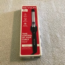 Revlon Perfect Heat 1 Inch Ceramic Curling Iron Black RV051WMT4 30 Heat Settings