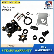 Mallory 9-48201 Water Pump Impeller Kit For Johnson Evinrude 8 9.9 15 Hp