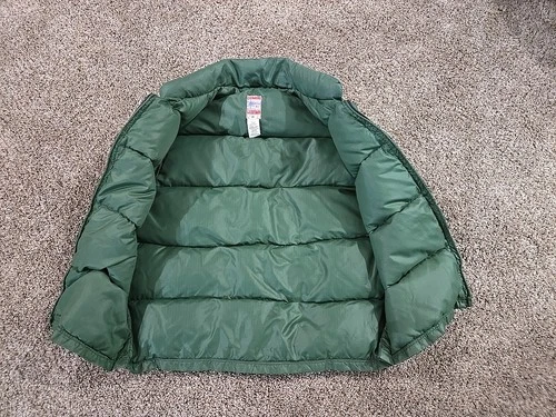 Frostline Kit Vtg 70s DIY Forest Green Quilted Puffer Vest Mens Sz Med Gorpcore image 3