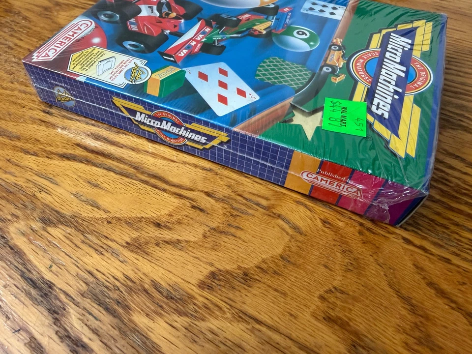 codemasters Micro Machines complete in box seal nintendo nes poster factory MINT - Image 4 of 4