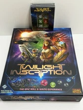 Twilight Inscription Board Game Fantasy Flight Games w/ Special Dice Pack 2022